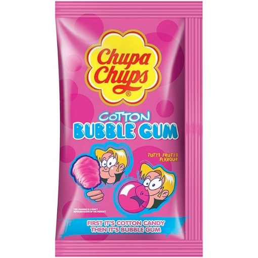 Chups Cotton Gum Frutti 11 g. ‖ Slik til hele familien - Slikposen.dk