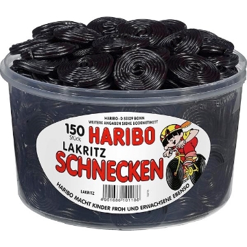 Billede af Haribo Lakrids-Snegle 1500 g.