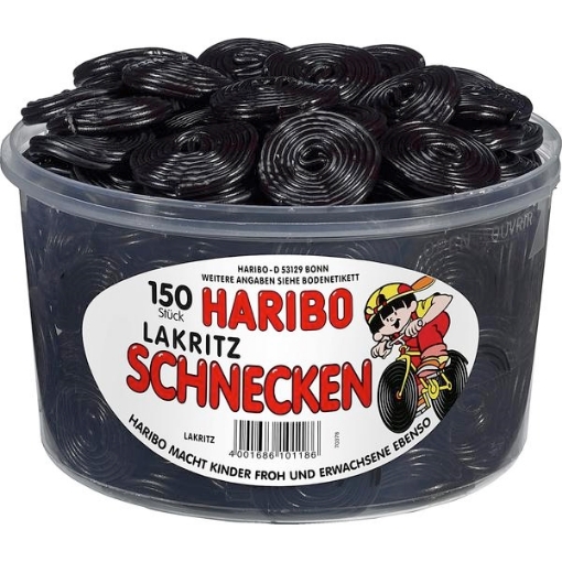 Billede af Haribo Lakrids-Snegle 1500 g.