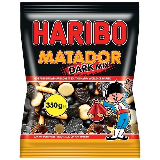 Haribo Matador Mix Mørk g. ‖ Slik til hele familien - Slikposen.dk