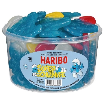 Billede af Haribo Super Smølfer 1440 g.MHT. 31-01-2025