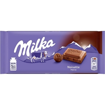 Billede af Milka Noisette 100 g. MHT. 06-02-2025