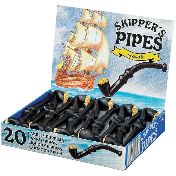 Billede af Red Band Skipper's Pipes 340 g. Lakridspiber.