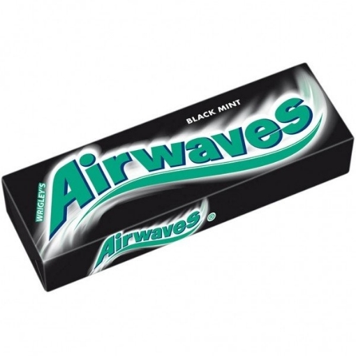 Billede af Wrigley's Airwaves Black Mint 14 g. MHT. 06-09-2024