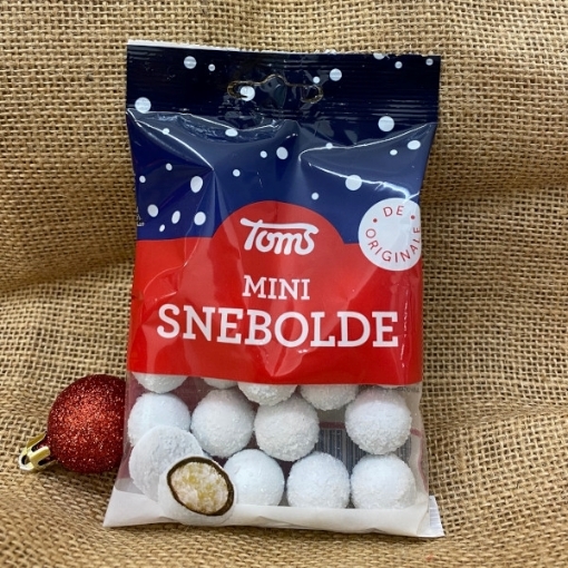 Toms Mini Snebolde 75 g. ‖ til hele familien - Slikposen.dk