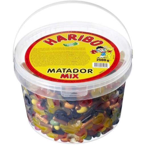 Haribo Matador Mix 2500 g. ‖ Slik til familien - Slikposen.dk
