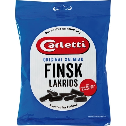 Billede af Carletti Finsk Lakrids salmiak 350 g. MHT 26-10-2024