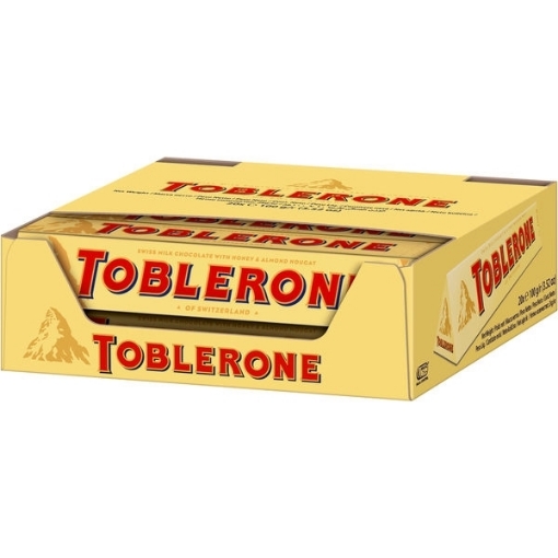 Toblerone Gul 100 ‖ Slik til hele familien - Slikposen.dk
