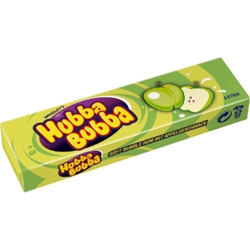 Billede af Hubba Bubba Æbele Tyggegummi 35 g.