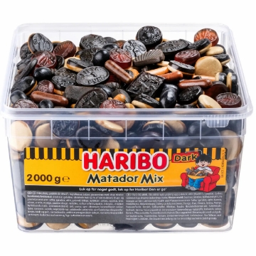 Billede af Haribo Matador Dark Mix 2000 g.