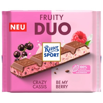 Billede af Ritter Sport Fruity Duo 218 g. MHT. 07-12-2024