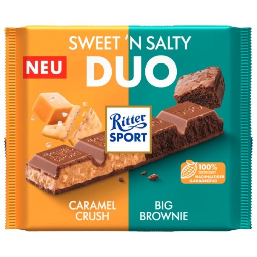 Billede af Ritter Sport Sweet'n Salty Duo 218 g.MHT. 04-01-2025