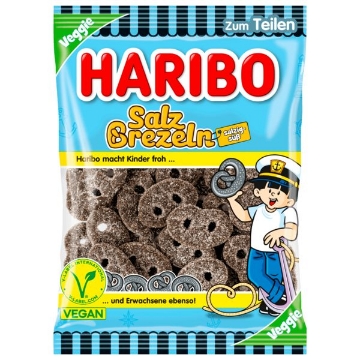 Billede af Haribo Salt Kringler 175 g.