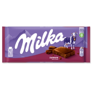 Billede af Milka Bitter 100 g.