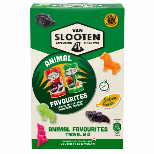 Billede af Van Slooten Travel Mix Animal Favourites 900 g.