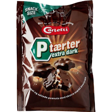 Billede af Carletti P-Taerter Extra Dark 70 g.