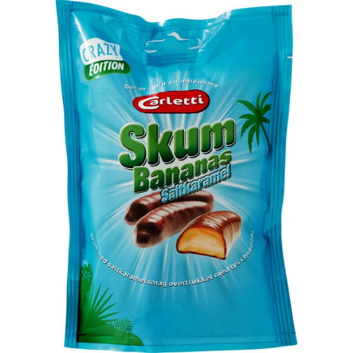 Billede af Carletti Skum Bananas Saltkaramel 70 g.