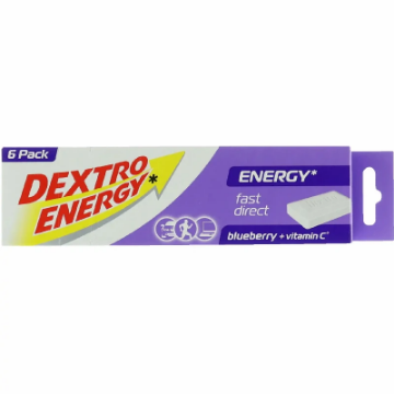 Billede af Dextro Energy Blåbær 6er 282 g.