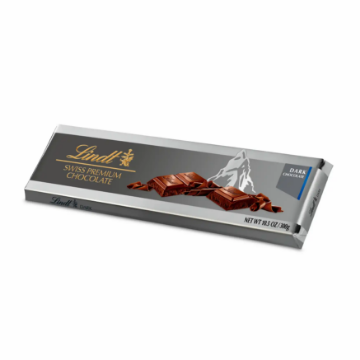 Billede af Lindt Sølv Bar Mørk 300 g.