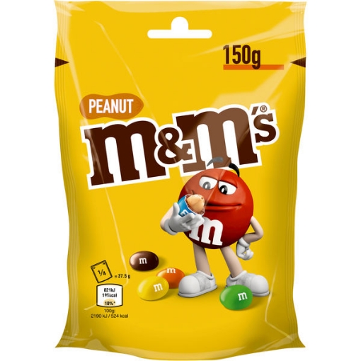 Billede af M&M's Peanut 150 g. MHT. 06-10-2024