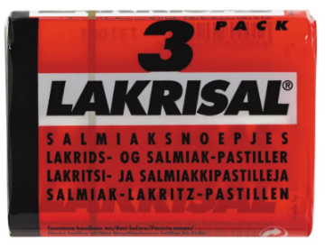 Billede af Lakrisal 3 er 75 g.