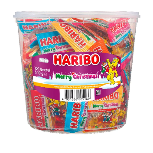 Billede af Haribo Merry Christmas 100 x 10 g