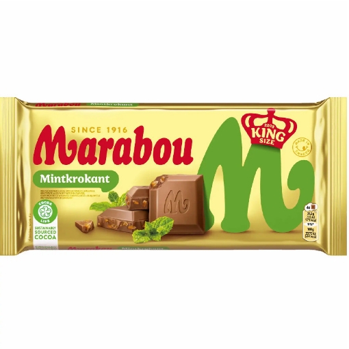 Billede af Marabou Mint Krokant 220 g.MHT.25-11-2024