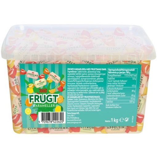 Billede af Toms Frugt Karameller 1000 g.MHT. 08-12-2024