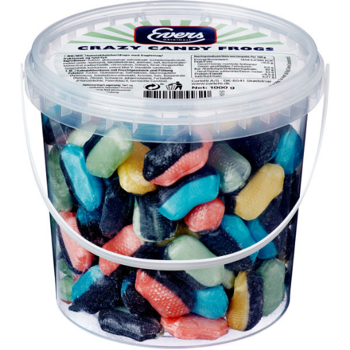 Billede af Evers Crazy Candy Frogs1000 g.